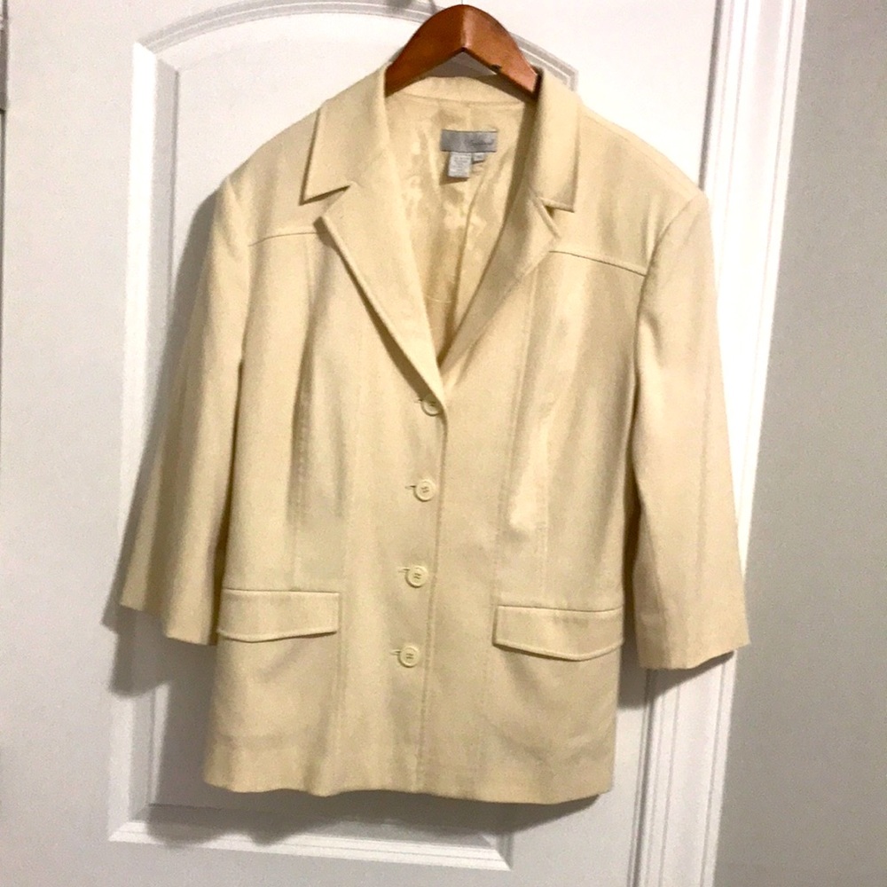 Spiegal size 16 …..3/4 sleeves lined blazer